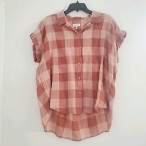 Lucky Brand Mauve Boxy Top
